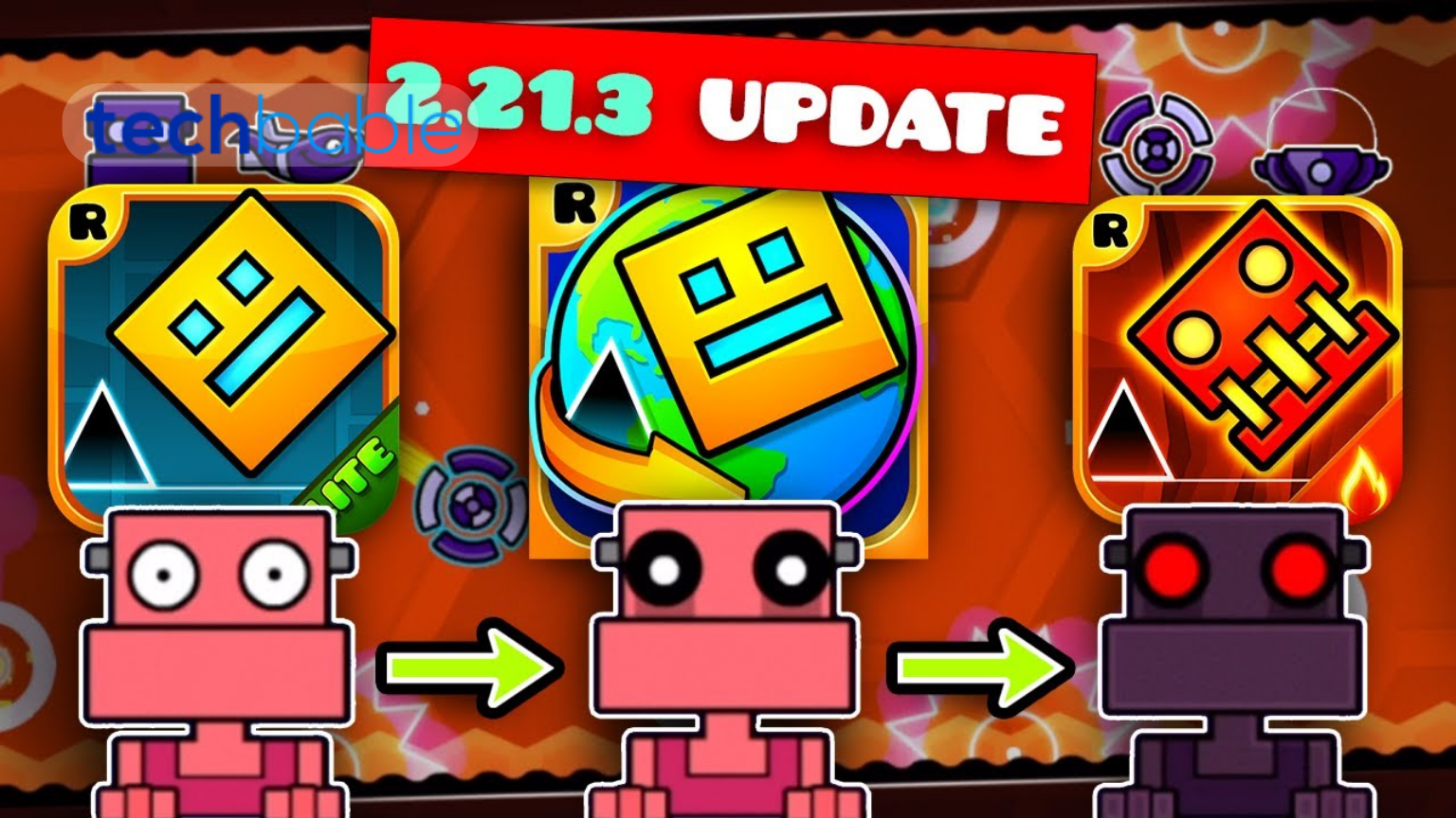 Features of Geometry Dash APK